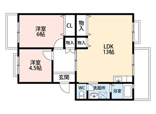 リトルアイランドの物件間取画像